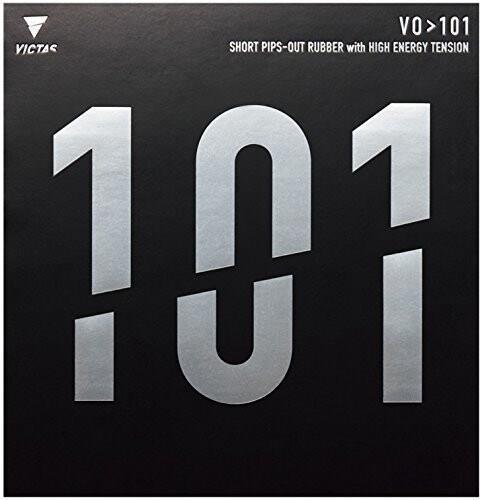 VICTASヴィクタス 卓球 表ソフトラバー VO101 020202 ブラック MAXサイズ
