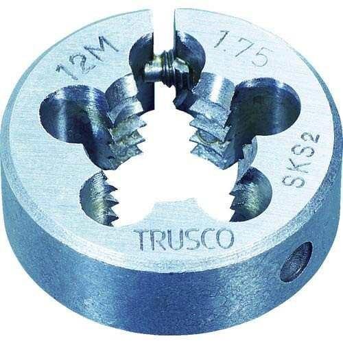 TRUSCOトラスコ 丸ダイス SKS 並目 50径 10X1.5 T50D10X1.5