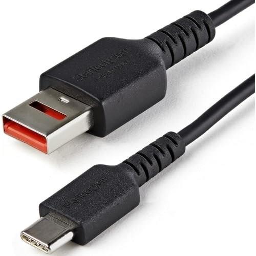 StarTech.com USB充電特化ケーブル/1m/USB-A[オス] - USB-C[オス]/USBデータ通信機能カット対応データブロッカーケーブル/給電のみ対応Ty