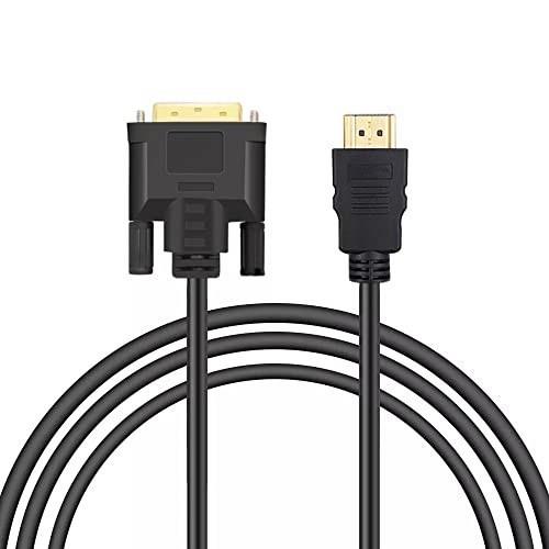 1m Eono(イオーノ) - DVI HDMI 変換ケーブル， 双方向 DVI 24pinオス to HDMI タイプAオス1080P対応金メッキ端子 PS4 DVDレコーダー パソ