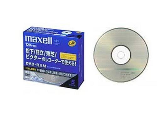 maxell 録画用2-3倍DVD-R120分5枚パック・1枚づつ5mmケース入イージーセレクト DRM120BG.S1P5S
