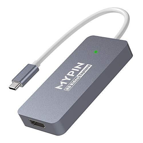 MYPIN HDMI キャプチャーボードType-C USB3.0ビデオキャプチャー type-c変換アダプタ Type-C ゲームキャプチャー USB3.0 ビデオキャプチ