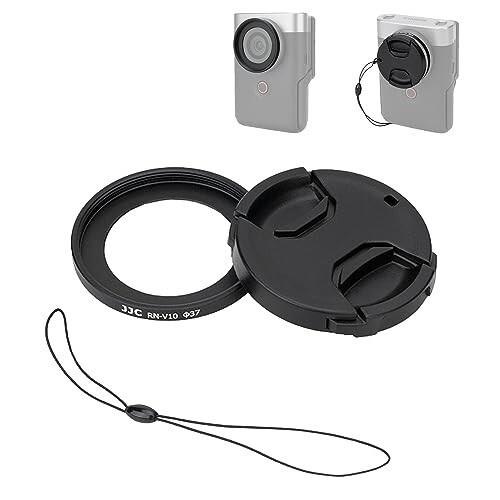 JJC レンズフィルターアダプター レンズキャップ キット キャノン Canon PowerShot V10 PSV10 カメラ適用 レンズ保護 防塵 キズ防止 携帯