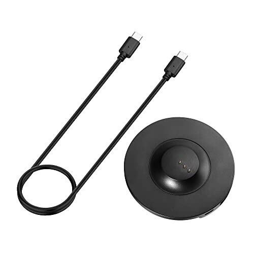 kwmobile 対応: Bose Portable Home Speaker 充電器 - クレードル スピーカー ミニスピーカー 充電ケーブル 黒色