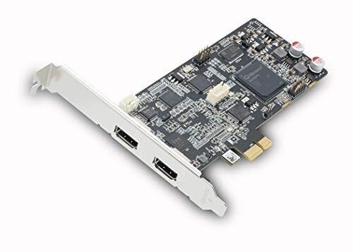 PIRECT Uldra-P4k Video Capture Card, Stream and Record in 1080p30, Ultra Low Latency Preview, H.264AVI Software encoding, PCI-E