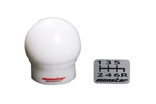MONSTER SPORT モンスターシフトノブCタイプ M12×P1.25 球型 白 ファイ=47mm h=51.5mm スイフトスポーツZC33S 831126-7650M