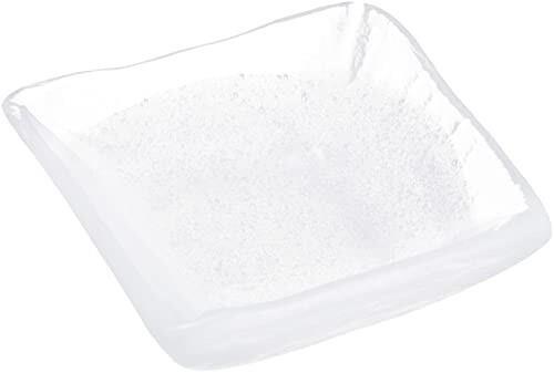 吉沼硝子 白雪 ガラス プレート 皿 小皿 約11cm 日本製 食器
