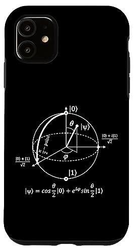 iPhone 11 bloch sphere of quantum information physics and science スマホケース