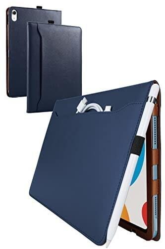 エレコム iPad 10.9 第10世代 202 ケース カバー フラップケース スタンド付き ソフトレザー素材 オートスリープウェイク対応 ネイ
