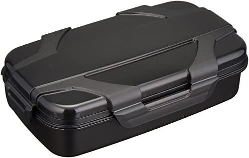 ブラック OSK 弁当箱 メンズ用 ランチボックス ロックフォー 850ml [保冷バッグ付/4点ロックでしっかり密閉/仕切付/パッキン不使用で洗い