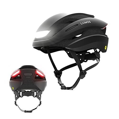 LUMOS Ultra 自転車 ヘルメット LED ライト ウインカー MIPS 51-55 cm Charcoal Black ブラック Charcoal Black