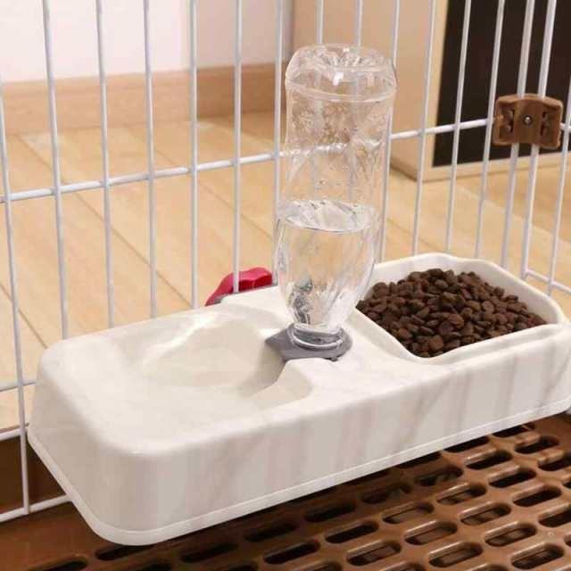 Gifty ペット用品 自動給水器 犬 猫 給水 給餌 水やり 水飲み 食器 ケージ固定 留守番用