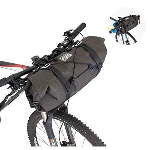 GORIXゴリックス フロントバッグ 大容量 防水 ハンドルバーバッグ 高性能・防水・簡単取付け・キャンプ 自転車 伸縮 雨対策 15L バイ