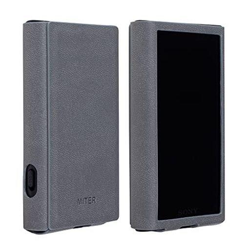 MITER ケース ソニー ウォークマン SONY WALKMAN NW-A307 A306 A303 A300 用 手作りのイタリア製 PU レザー カバー CASE COVER FOR A300