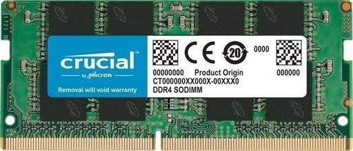 CRUCIAL ノートPC用増設メモリ 16GB16GBX1枚 DDR4 3200MTSPC4-25600 CL22 SODIMM 260PIN CT16G4SFRA32A