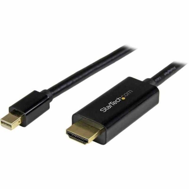 Mini DisplayPort - HDMI 変換アダプタケーブル 1m／4K30Hz対応／mDP - HDMI アダプタケーブル／ミニディスプレイポート、Thunderbolt 1