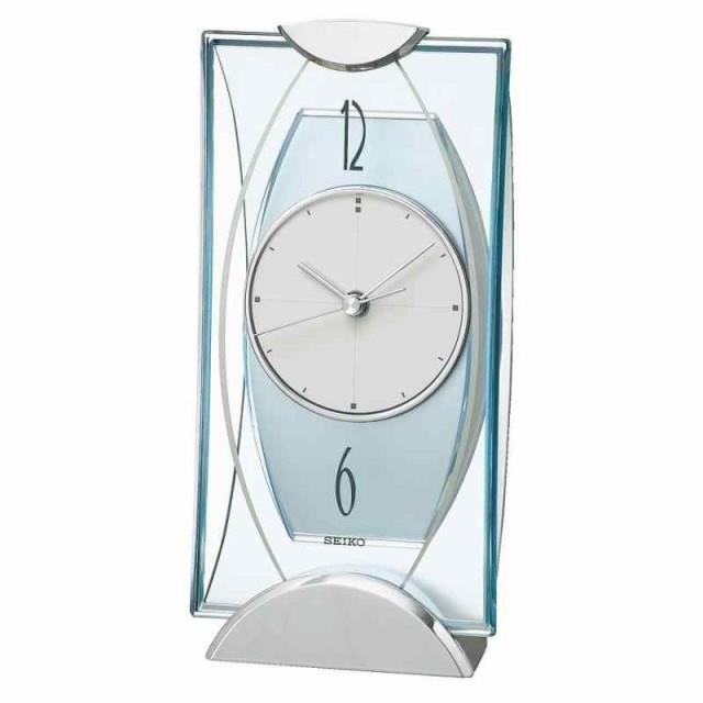セイコークロックSeiko Clock セイコー クロック 置き アナログ 銀色 メタリック BZ334S