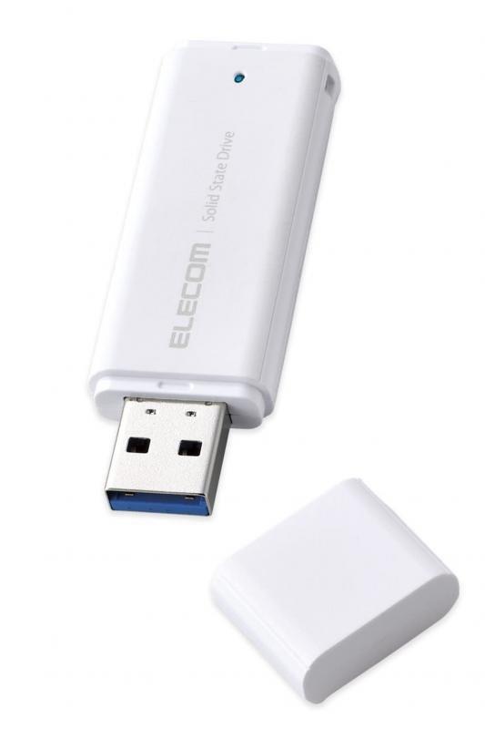 エレコム 外付けSSD 1TB ポータブル USB 5Gbps USB3.2Gen2対応 小型 キャップ式 ホワイト ESD-EMC1000GWH