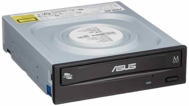 Asus 10対応 M-DISC対応 最大24倍速書込 SATA接続 CDライティングソフト付き DRW-24D5MT
