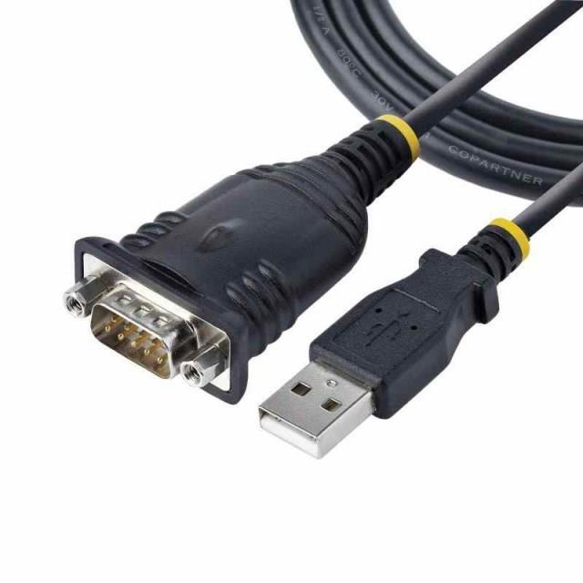 スターテック USB - RS232Cシリアル変換ケーブルUSB 2.091cmUSB Type-Aオス・DB9オス & macOSUSB - D-Sub 9ピン変換アダプター 1P3