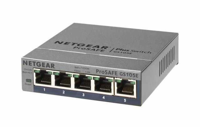 品 ネットギア NETGEAR スイッチングハブ 5ポート 1G 金属筐体 静音ファンレス リミテッドライフタイムハードウェア アンマネージプ