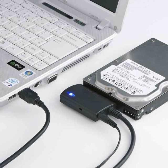サンワサプライSanwa Supply SATA-USB3.0変換ケーブル HDDSSD光学式ドライブ ケーブル長0.8m USB-CVIDE3