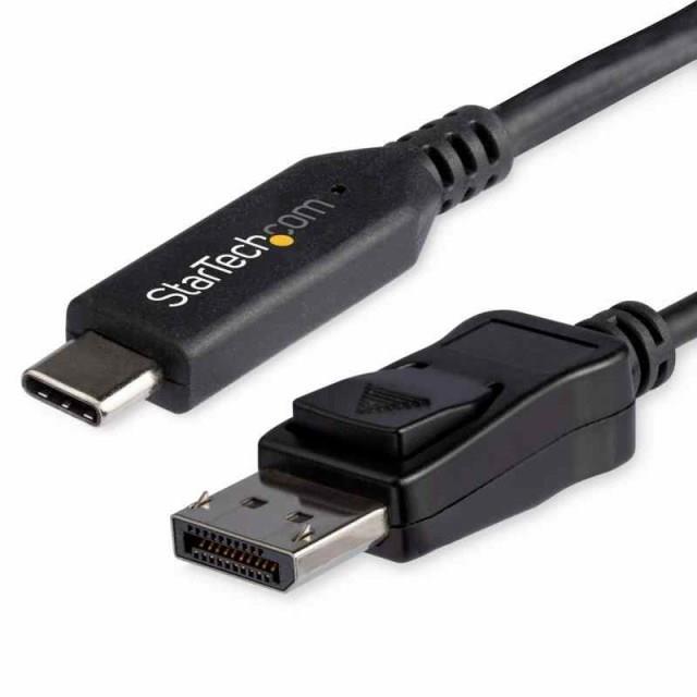USB-C - DisplayPort 1.4 変換ケーブル／1m／8K60Hz／HBR3、HDR、DSC対応／USBタイプC - DP Altモード／ディスプレイアダプタケーブル／