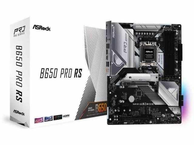 ASRock マザーボード B650 Pro RS AMD Ryzen 7000 シリーズ CPU対応 Soket AM5 B650E ATX マザーボード 国内品